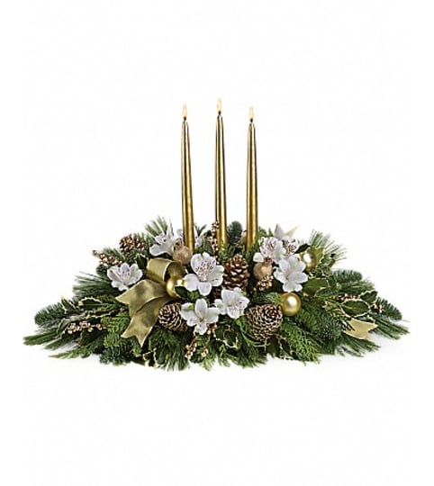 ROYAL CHRISTMAS. An arrangement by Fine's Flowers.