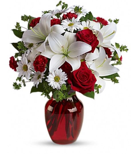 BE MY LOVE. An arrangement by Fine's Flowers.