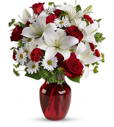 BE MY LOVE. An arrangement by Fine's Flowers.