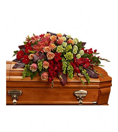 FOND FAREWELL. An arrangement by Fine's Flowers.