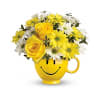 BE HAPPY BOUQUET - Standard. An arrangement by Fine's Flowers.