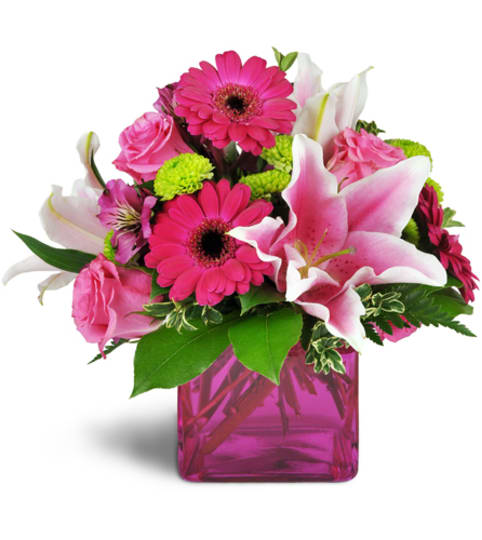 In the Pink™. An arrangement by Fine's Flowers.