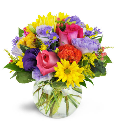 Birthday Blast™. An arrangement by Fine's Flowers.