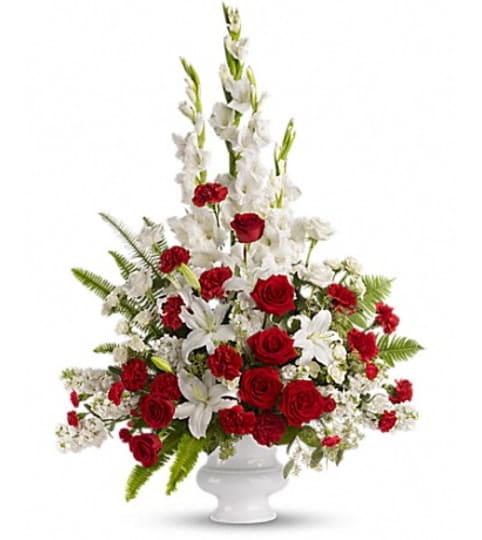 tresured memories. An arrangement by Fine's Flowers.
