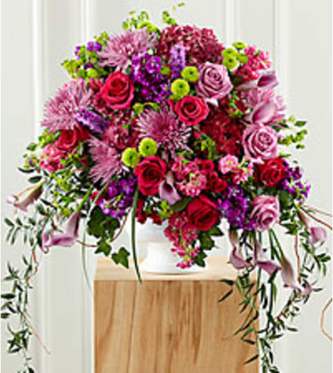 eternal love arrangement. An arrangement by Fine's Flowers.