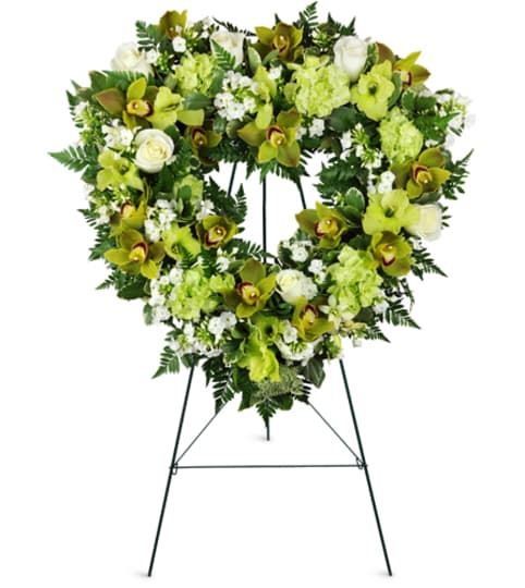 Open Heart Orchid Spray™. An arrangement by Fine's Flowers.