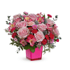 TF Rosy Moment - Premium. An arrangement by Fine's Flowers.